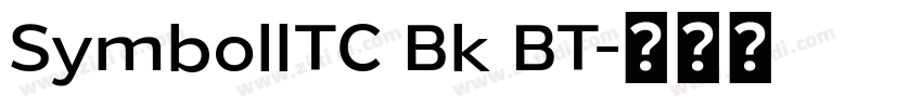SymbollTC Bk BT字体转换